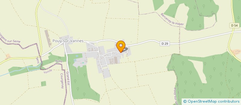 localisation de l'entreprise MONSIEUR LOUIS-CHARLES BENOIT à POUY-SUR-VANNES