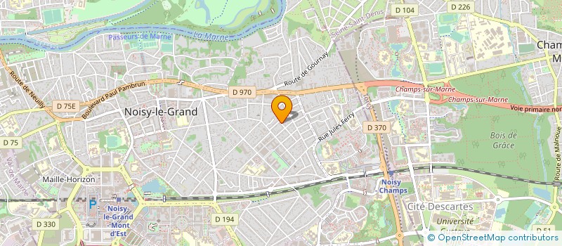 localisation de l'entreprise MONSIEUR LOUIS CHARLES LOEMBET  NOISY-LE-GRAND