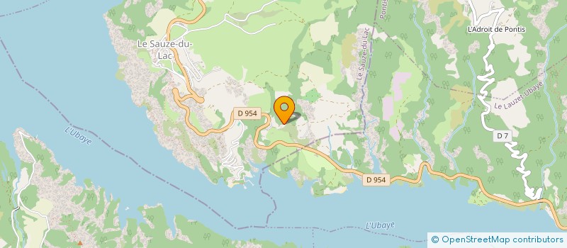 localisation de l'entreprise MONSIEUR LOUIS CHARPENTIER  LE SAUZE-DU-LAC