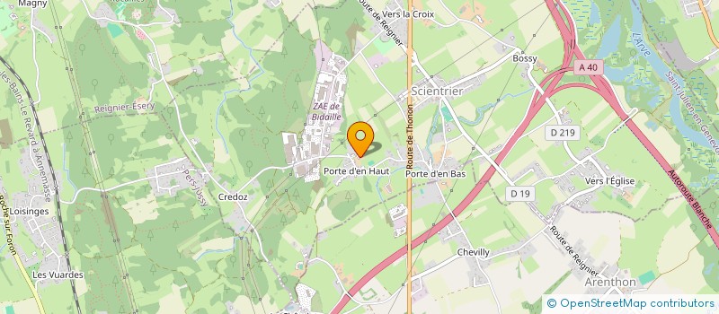 localisation de l'entreprise MONSIEUR LOUIS CHATELAIN  SCIENTRIER