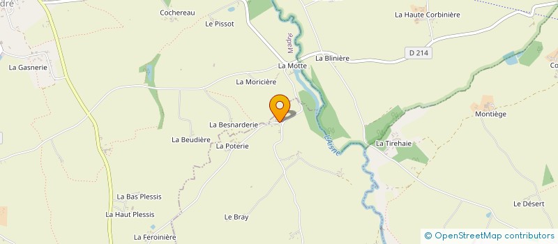 localisation de l'entreprise MONSIEUR LOUIS CHATELLIER  JAVRON-LES-CHAPELLES