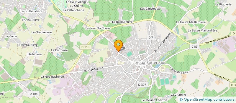 localisation de l'entreprise MONSIEUR LOUIS CHAUDRON à LE LANDREAU