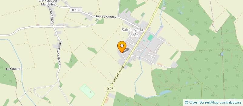 localisation de l'entreprise MONSIEUR LOUIS CHAUMONT à SAINT-LYE-LA-FORET