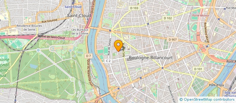 localisation de l'entreprise MONSIEUR LOUIS CHAUVE à BOULOGNE-BILLANCOURT