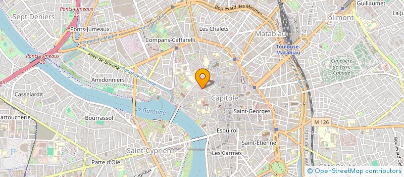 localisation de l'entreprise MONSIEUR LOUIS CHAUVET  TOULOUSE