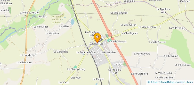 localisation de l'entreprise MONSIEUR LOUIS CHAUVIN  SAINT-MEEN-LE-GRAND