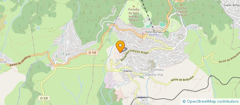 localisation de l'entreprise MONSIEUR LOUIS CHAVANES  FONT-ROMEU-ODEILLO-VIA