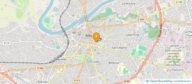 localisation de l'entreprise MONSIEUR LOUIS CHENNEVEAU  ALBI