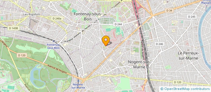 localisation de l'entreprise MONSIEUR LOUIS CHEREL à FONTENAY-SOUS-BOIS