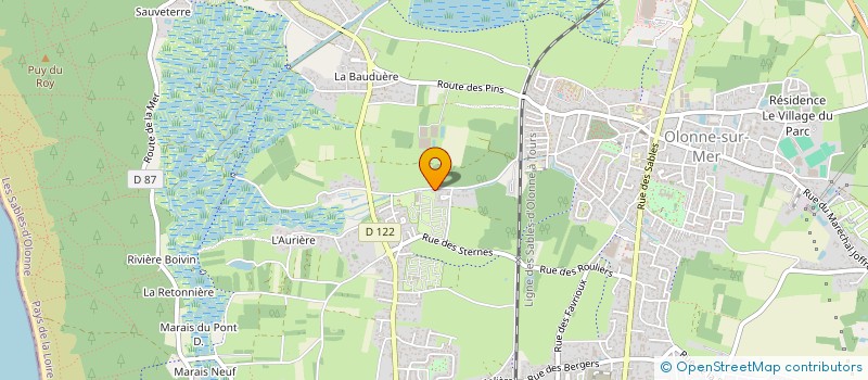 localisation de l'entreprise MONSIEUR LOUIS CHEVALIER  LES SABLES D'OLONNE