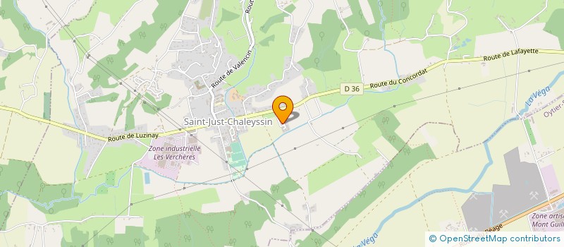 localisation de l'entreprise MONSIEUR LOUIS CHEVALIER  SAINT-JUST-CHALEYSSIN