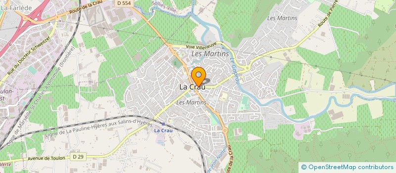 localisation de l'entreprise MONSIEUR LOUIS CHEVALIER à LA CRAU