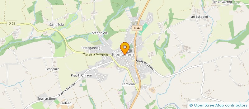 localisation de l'entreprise MONSIEUR LOUIS CHEVALIER  PLONEVEZ-PORZAY