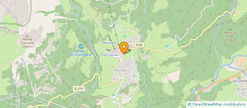 localisation de l'entreprise MONSIEUR LOUIS CHIAPUSSO  AUSSOIS