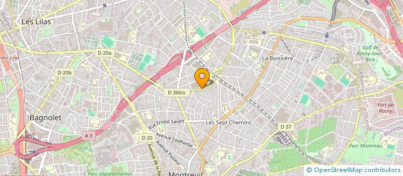 localisation de l'entreprise MONSIEUR LOUIS CHICCOLI à ROMAINVILLE