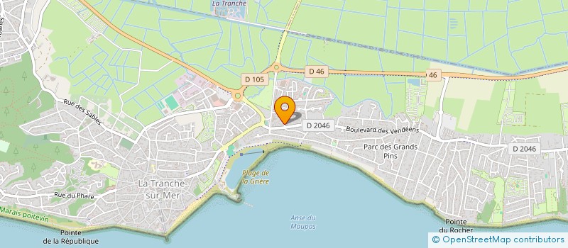 localisation de l'entreprise MONSIEUR LOUIS CHIFFOLEAU à LA TRANCHE-SUR-MER