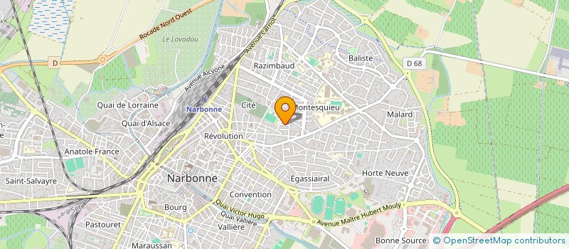 localisation de l'entreprise MONSIEUR LOUIS CHIRONNIER à NARBONNE