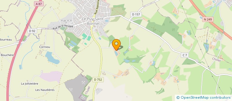 localisation de l'entreprise MONSIEUR LOUIS CHOLLET à CHOLET