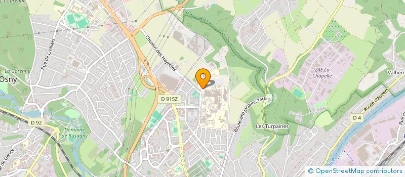 localisation de l'entreprise MONSIEUR LOUIS CHOLLET  PONTOISE