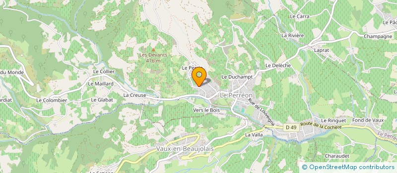 localisation de l'entreprise MONSIEUR LOUIS CHOPIN à LE PERREON