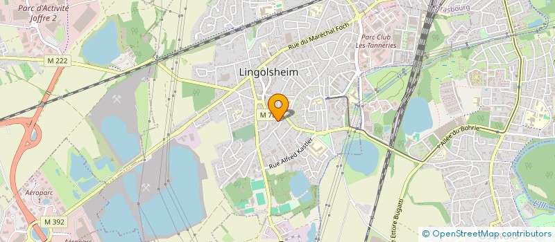 localisation de l'entreprise MONSIEUR LOUIS CHRISTNER  LINGOLSHEIM