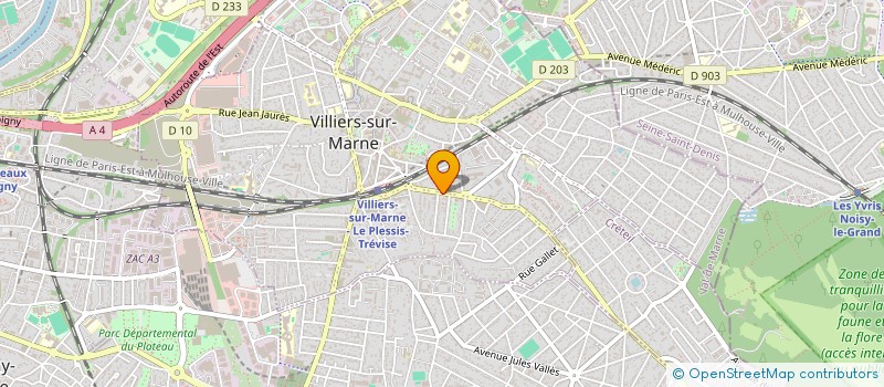 localisation de l'entreprise MONSIEUR LOUIS-CHRISTOPHE THIRION à VILLIERS-SUR-MARNE
