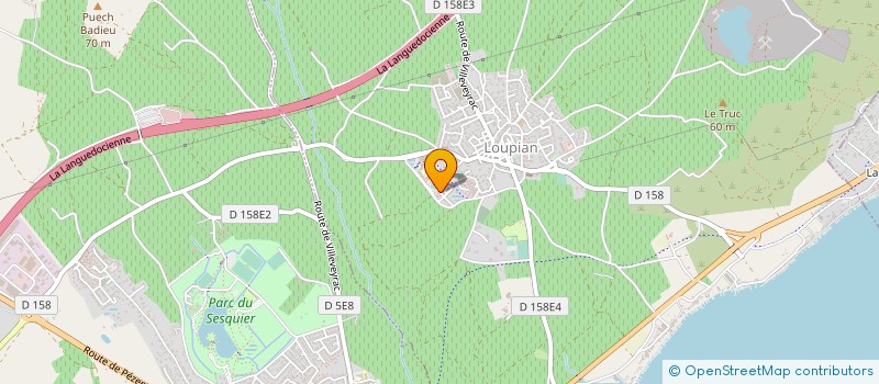 localisation de l'entreprise MONSIEUR LOUIS CIMA  LOUPIAN