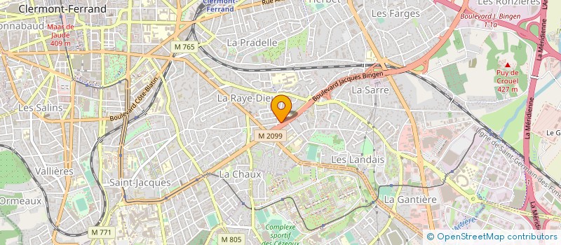 localisation de l'entreprise MONSIEUR LOUIS CLEMENT  CLERMONT-FERRAND