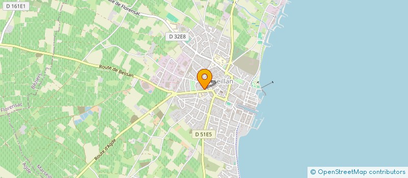 localisation de l'entreprise MONSIEUR LOUIS CLEMENT à MARSEILLAN