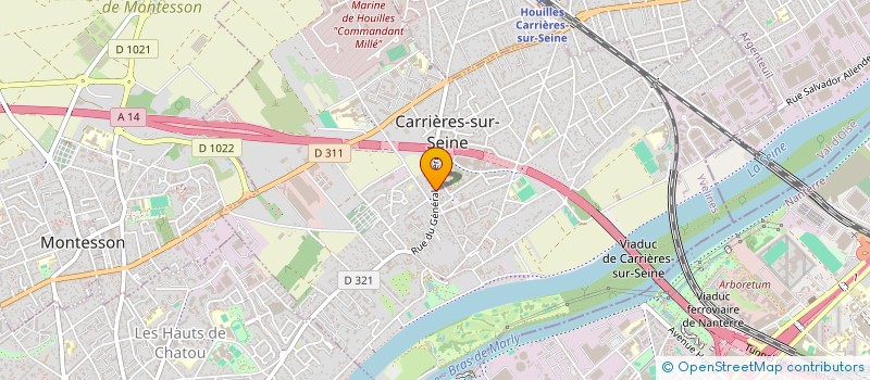 localisation de l'entreprise MONSIEUR LOUIS CLEMENT à CARRIERES-SUR-SEINE