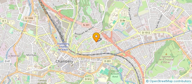 localisation de l'entreprise MONSIEUR LOUIS COISSON à CHAMBERY