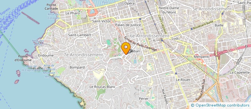 localisation de l'entreprise MONSIEUR LOUIS COLARIETI à MARSEILLE