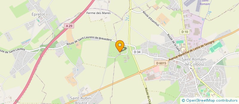 localisation de l'entreprise MONSIEUR LOUIS COLBOC  SAINT-AUBIN-ROUTOT