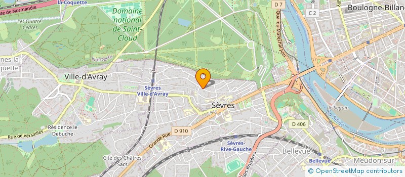 localisation de l'entreprise MONSIEUR LOUIS COLLE à SEVRES