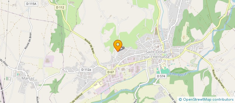 localisation de l'entreprise MONSIEUR LOUIS COLLET  SAINT-DONAT-SUR-L HERBASSE