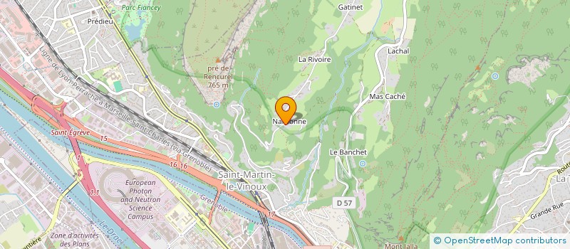 localisation de l'entreprise MONSIEUR LOUIS COLLIN  SAINT-MARTIN-LE-VINOUX