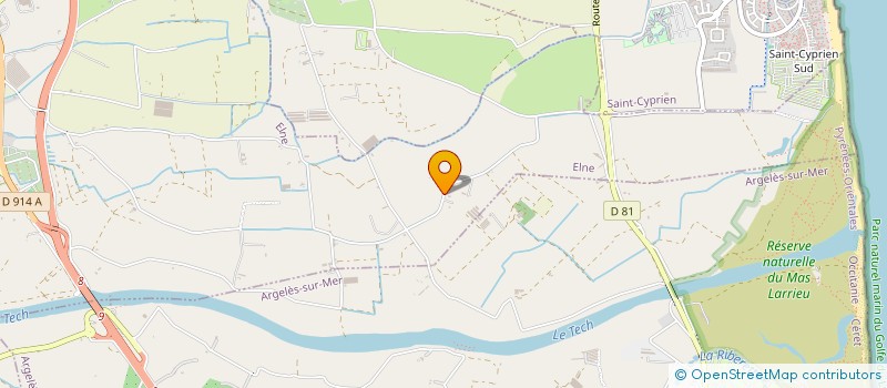 localisation de l'entreprise MONSIEUR LOUIS COLOME  ELNE