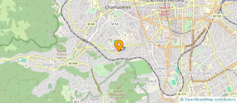 localisation de l'entreprise MONSIEUR LOUIS COMBRET à CHAMALIERES
