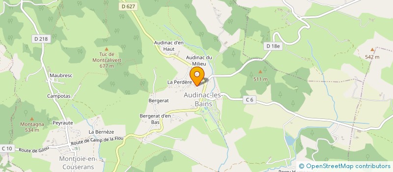 localisation de l'entreprise MONSIEUR LOUIS COMMENGE à LACOURT