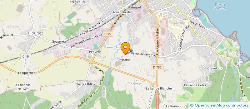 localisation de l'entreprise MONSIEUR LOUIS CONAN  PAIMPOL