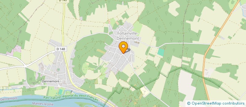 localisation de l'entreprise MONSIEUR LOUIS CONAN  FOLLAINVILLE-DENNEMONT