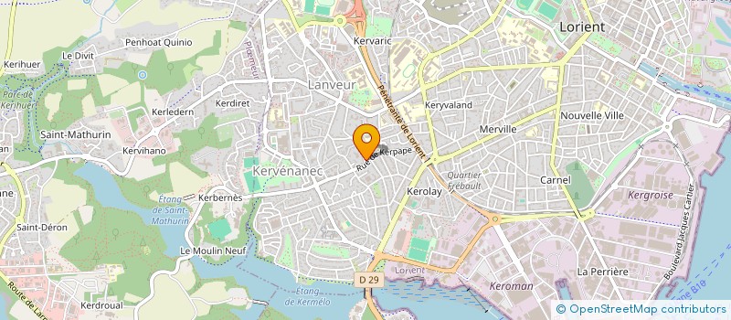 localisation de l'entreprise MONSIEUR LOUIS CONDROYER  LORIENT