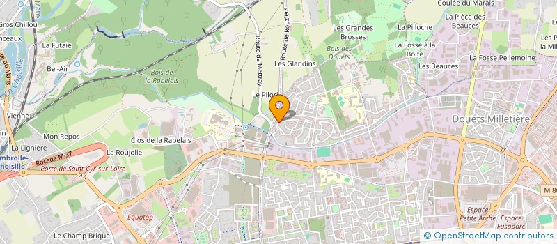 localisation de l'entreprise MONSIEUR LOUIS CONVENANT  TOURS