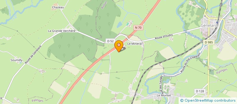 localisation de l'entreprise MONSIEUR LOUIS COPIN  PALINGES