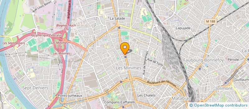 localisation de l'entreprise MONSIEUR LOUIS CORBIERE  TOULOUSE