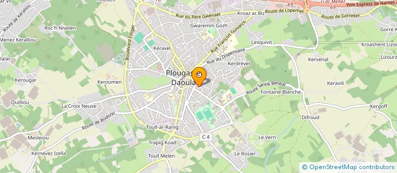 localisation de l'entreprise MONSIEUR LOUIS CORRE à PLOUGASTEL-DAOULAS