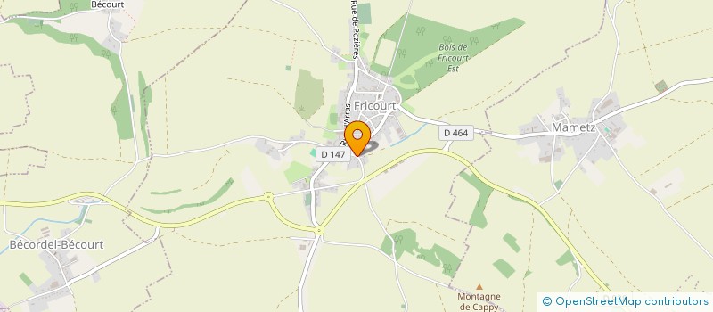localisation de l'entreprise MONSIEUR LOUIS CORREUR à FRICOURT