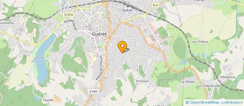 localisation de l'entreprise MONSIEUR LOUIS CORRIEU à GUERET