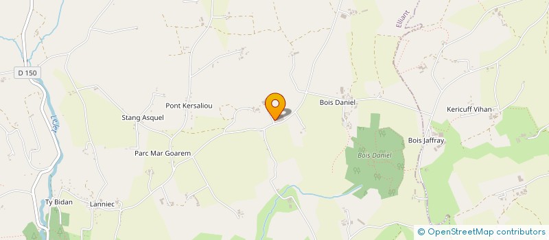 localisation de l'entreprise MONSIEUR LOUIS COTTEN  ELLIANT