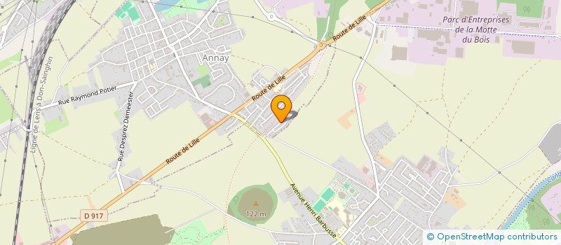 localisation de l'entreprise MONSIEUR LOUIS COUHE  PONT-A-VENDIN